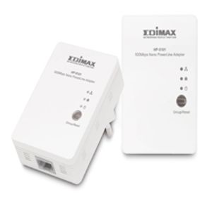זוג מתאמי רשת על גבי חשמל EDIMAX HP-5101K 500Mbps Nano