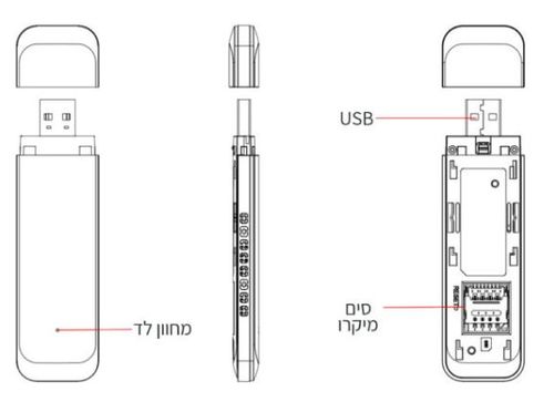 מודם סלולרי סטיק אלחוטי Provision  PR-LTE04W USB תומך 4G LTE