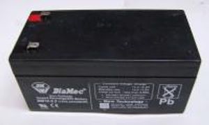 סוללת מצבר איכותית למערכת אזעקה 12V / 3.3A