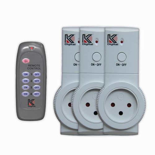 שלט אלחוטי לשקע חשמל TRIPEL K-3