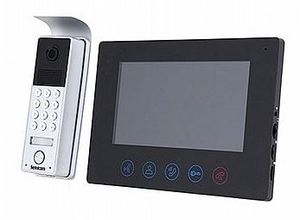 קיט אינטרקום ומסך "ME7 7 שחור SEMICOM INT-ME7/KIT-B