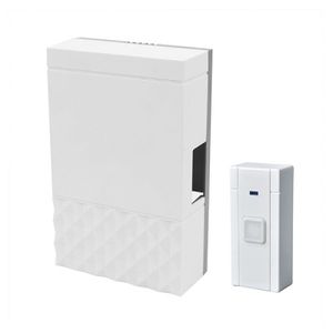 פעמון דלת 230V דינג דונג+לחצן 12V GPT-9000