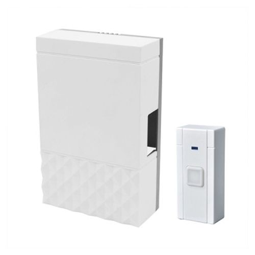 פעמון דלת 230V דינג דונג+לחצן 12V GPT-9000