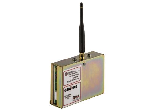 משדר סלולרי עצמאי של PIMA לדיווח ברשת GSM ו GPRS