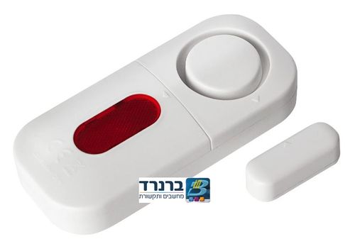 אזעקה לדלת או לחלון התקנה פשוטה בעלת עוצמה חזקה  125DB כולל נצנץ
