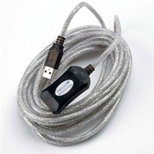 כבל USB.2 מאריך אקטיבי כולל מגבר זכר-נקבה 10 מטר