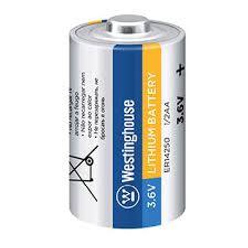 סוללה 3.6v WESTING HOUSE 1/2AA לגלאי אלחוטי ויסוניק