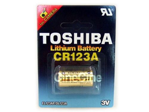 סוללת ליטיום טושיבה TOSHIBA CR123A