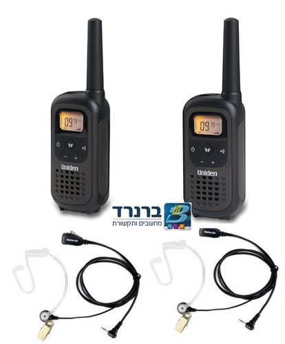 זוג מכשירי קשר ווקי טוקי מקצועיים לטווח 10 ק