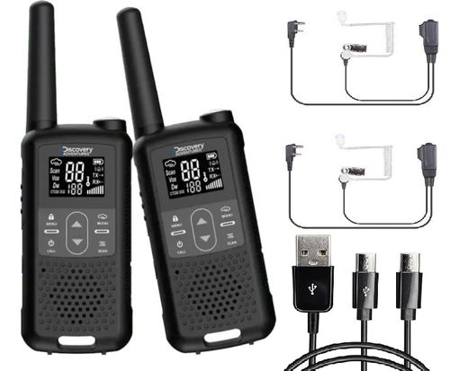 זוג מכשירי קשר מקצועיים עמידים במים ואבק IP54 בטווח עד 10 ק