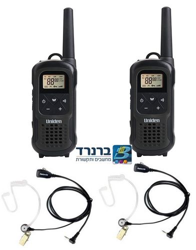 זוג מכשירי קשר ווקי טוקי מקצועיים לטווח 10 ק