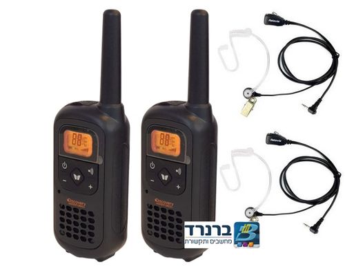 זוג מכשירי קשר ווקי טוקי לטווח 8 ק