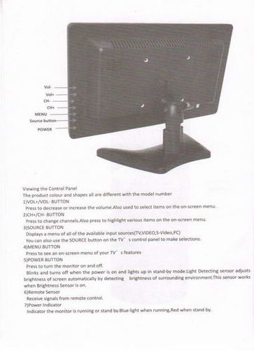 מסך מוניטור PROVISION PR-IPS12HD 