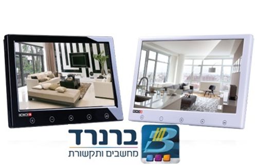 מוניטור מסך דק דיגיטלי עם כפתורי מגע Provision PR-TFT7P-W TFT LCD AV/2 VGA HDMI