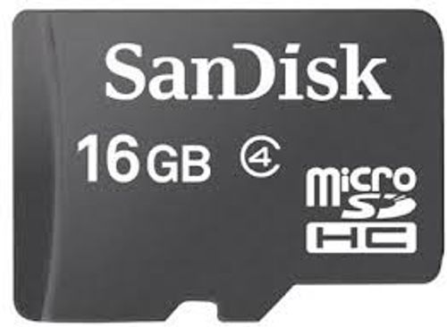 כרטיס זיכרון סנדיסק או קינגסטון SanDisk / KINGSTON  SanDisk microSD Card 16GB