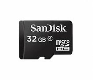 כרטיס זיכרון סנדיסק או קינגסטון SanDisk / KINGSTON microSD Card 32GB