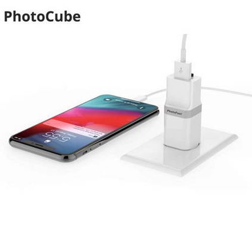 גיבוי קבצים נייד לאייפון בטעינה PhotoCube