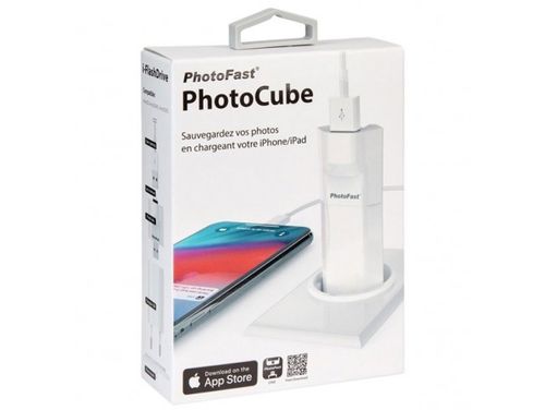 גיבוי קבצים נייד לאייפון בטעינה PhotoCube