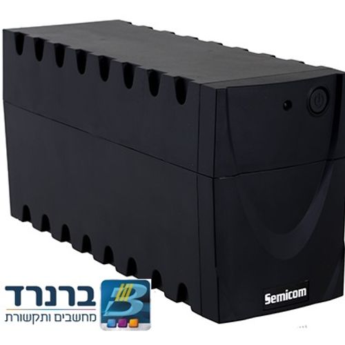 אל פסק ומייצב מתח סמיקום  Semicom LINE INTERACTIVE 600VA SEM-600VA