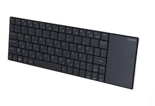 מקלדת אלחוטית מגע 2.4G שחור RAPOO E2710B