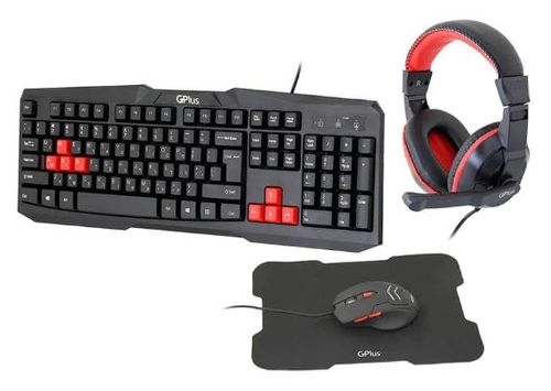 מארז גיימינג BUNDLE-1 4IN1 GPLUS KM-5000
