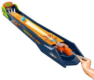 משחק באולינג שולחני 85 ס"מ עם אורות, אפקטים קוליים ולוח תוצאות