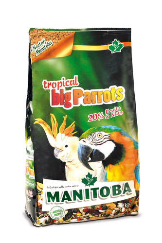 מניטובה טרופיקל 2 ק״ג Manitoba Tropical Big Parrots