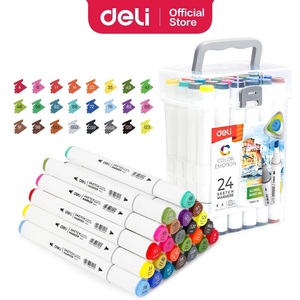 סט מרקרים דו"צ 24 גוונים Sketch Marker Deli