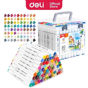 סט מרקרים דו"צ 80 גוונים Sketch Marker Deli