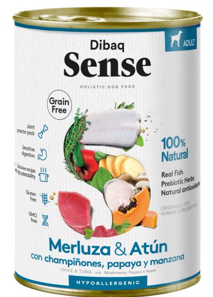 שימורי סנס דיבאק בקלה וטונה לכלב 380 גרם Sense