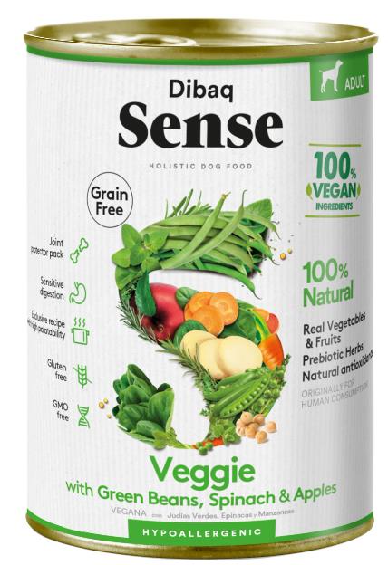 שימורי סנס דיבאק צמחוני לכלב 380 גרם Sense