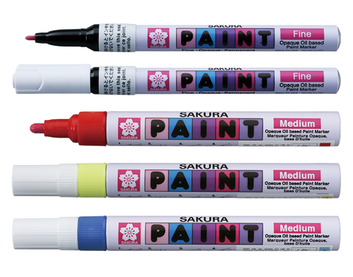 צבע סימון נוזלי PAINT MARKER MEDIUM POINT