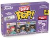 ביטי פופ! - מארז 3 דמויות + דמות בהפתעה Bitty Pop! Disney - Ariel - נסיכות: אריאל