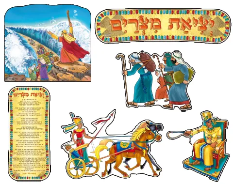 ערכת סיפור בהמחשה - יציאת מצרים