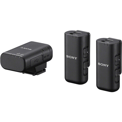 Sony ECM-W3 מערכת מיקרופון סטרימינג אלחוטית עם משדר למצלמה