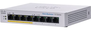 מתג לא מנוהל Cisco PoE 8-Port CBS110-8PP-D-EU סיסקו