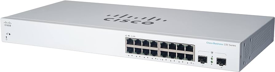 רכזת רשת / ממתג Cisco CBS220-16P-2G-EU POE סיסקו