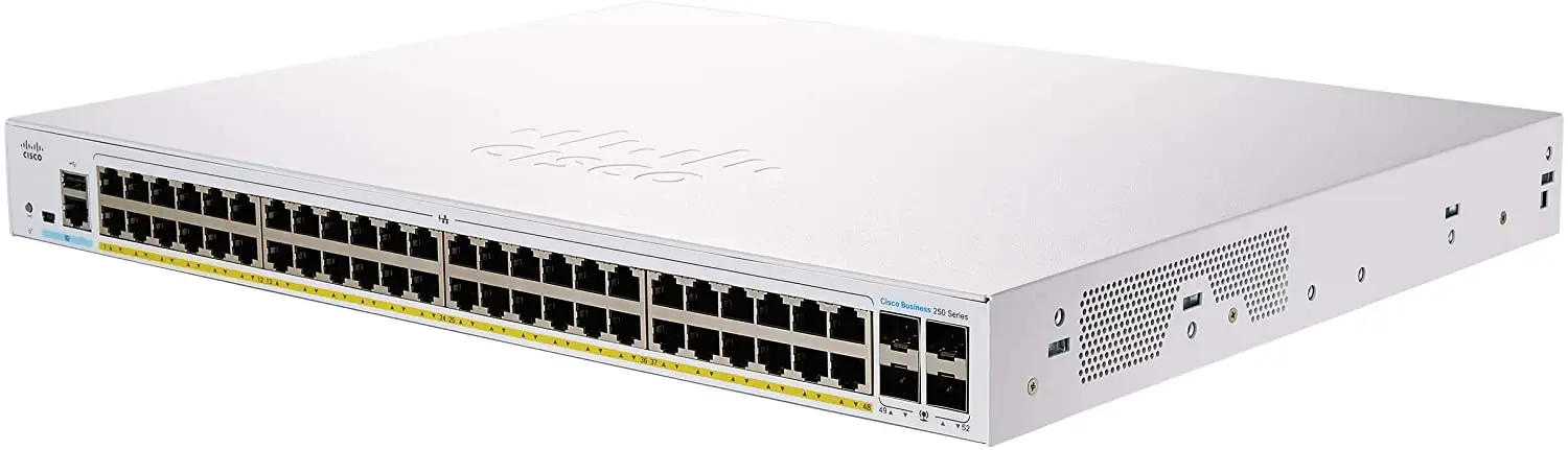 רכזת רשת / ממתג Cisco CBS250-48P-4G-EU POE סיסקו
