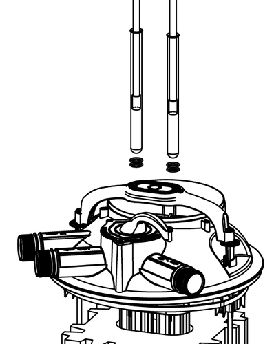 שפורפרת קוורץ + 2 אטמים ל GREEN RESET 60