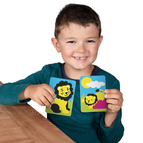 ערכת יצירה לילדים: 8 ציורי חיות הפלנטה עם 6 עטי חול צבעוניים