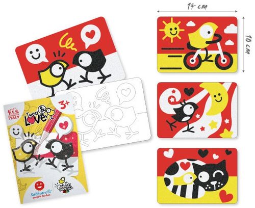 ערכת יצירה לילדים: 4 ציורים 