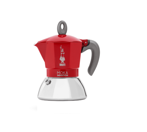 מקינטה מוקה לאינדוקציה 2 כוסות Bialetti Moka Induction במגוון צבעים 