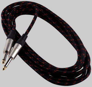 כבל 3מ' PL-PL ציפוי בד WARWICK RCL30203 TC BLACK