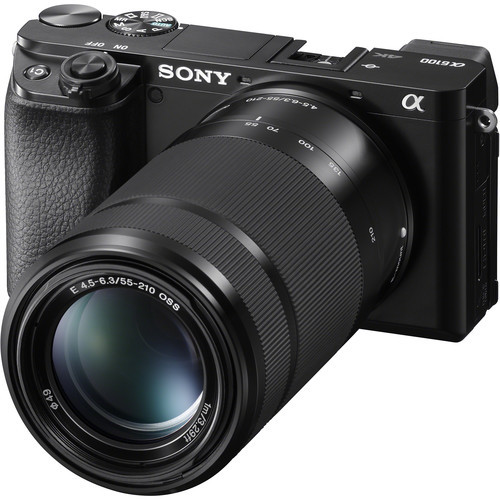 מצלמה ללא מראה ועדשה Sony Alpha A6100 + 16-50 + 55-210 - יבואן רשמי