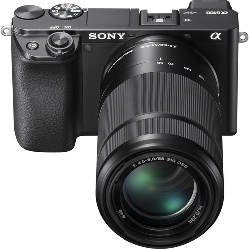 מצלמה ללא מראה ועדשה Sony Alpha A6100 + 16-50 + 55-210 - יבואן רשמי