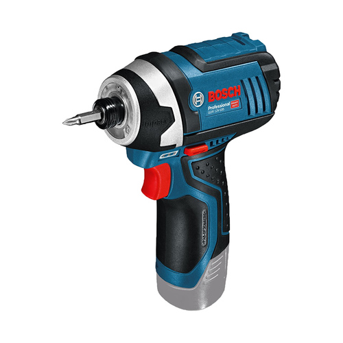 מברגת אימפקט Bosch דגם GDR 12V-LI עם ערכת אביזרים