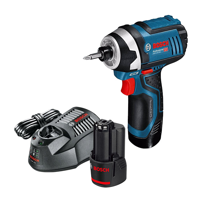 מברגת אימפקט Bosch דגם GDR 12V-105 עם 2 סוללות 2AH