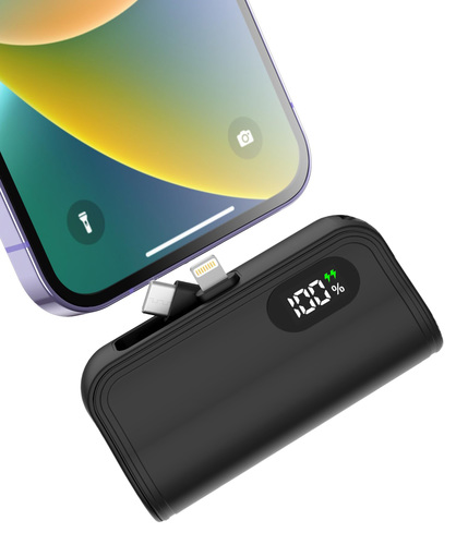 מיני מטען נייד  5000mAh להטענת סמארטפון תוך כדי שימוש Nano 