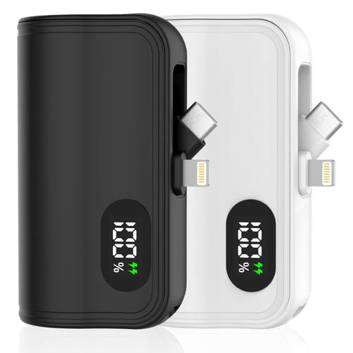 מיני מטען נייד  5000mAh להטענת סמארטפון תוך כדי שימוש Nano 