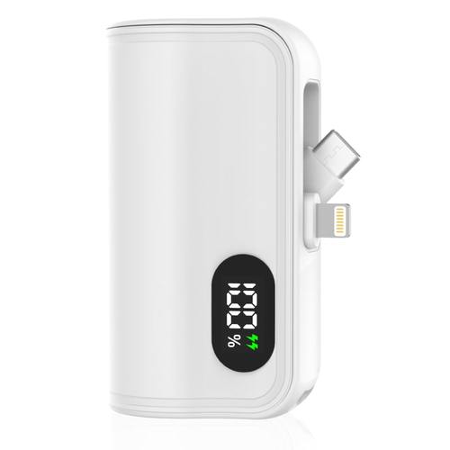 מיני מטען נייד  5000mAh להטענת סמארטפון תוך כדי שימוש Nano 